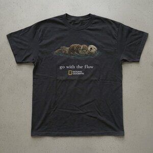 Y2K Sea Otter Go with the Flow Shirt